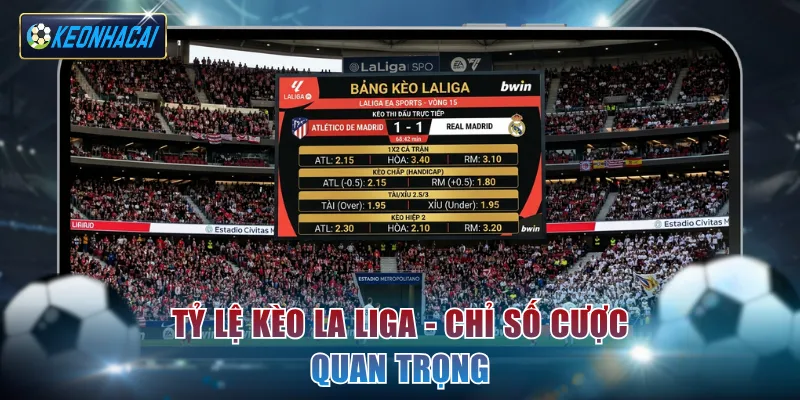 Tỷ lệ kèo La Liga - Chỉ số cược quan trọng